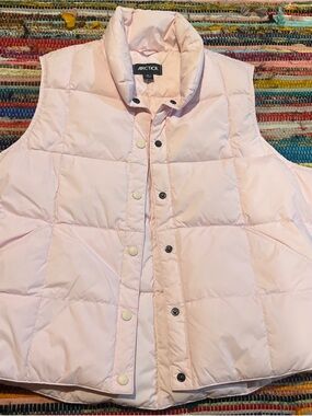 ARCTICA Light Pink Quilted Puffer Vest